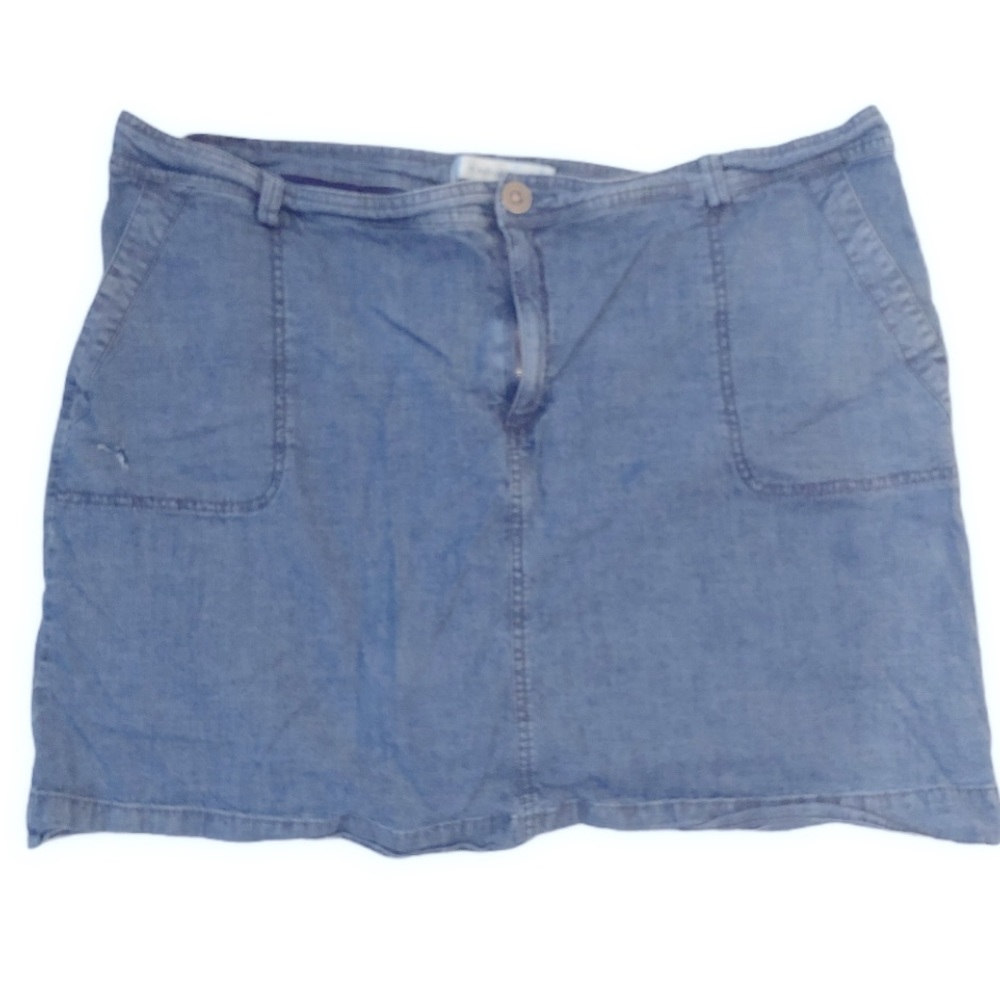 Denim skort
